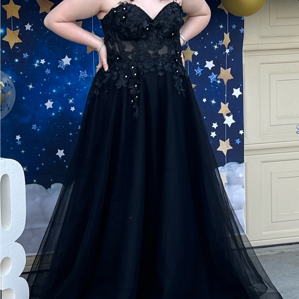 Formal black dress